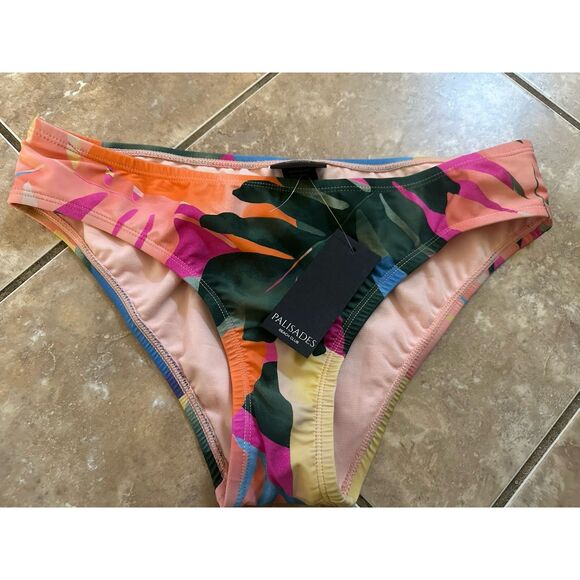 NWT Palisades Beach Club M Multi Bikini Bottom Swimwear Swimsuit - Picture 1 of 4